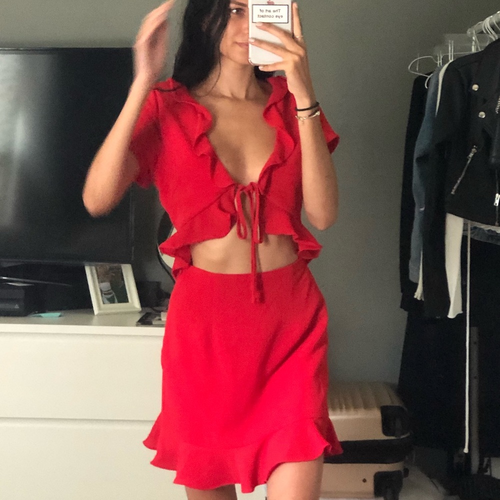 Red Dress from REVOLVE